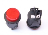 (imagem para) Interruptor luminoso bipolar redondo vermelho 2 posições estávei