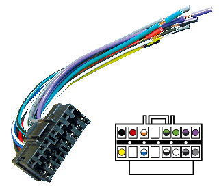 Cabo para Auto-R�dio - PIONEER [13 liga��es]