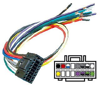 Cabo para Auto-R�dio - KENWOOD [12 liga��es]