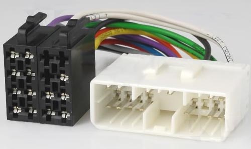 Adaptador para autor�dio ISO f�mea -� MATIZ/LANOS/NUBIRA
