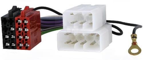Adaptador para autorádio ISO fêmea -» MITSUBISHI PAJERO/GALANT-> (imagem para) Adaptador para autorádio ISO fêmea -» MITSUBISHI PAJERO/GALANT->