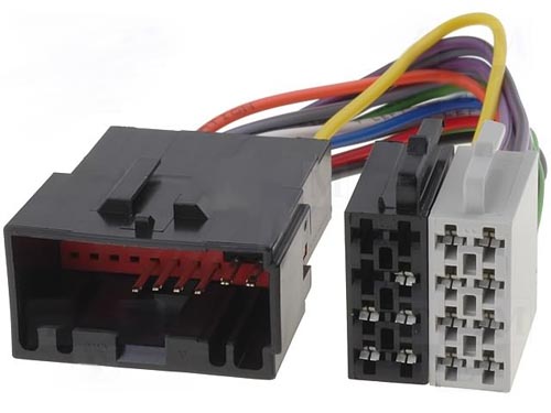 Adaptador para autor�dio ISO f�mea -� JAGUAR X-TYPE 2002->
