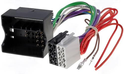 Adaptador para autor�dio ISO f�mea -� MERCEDES 2004-> (audio 10)