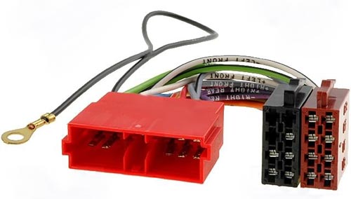 Adaptador para autor�dio ISO f�mea -� CHRYSLER JEEP