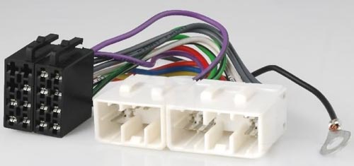 Adaptador para autor�dio ISO f�mea -� MAZDA ->2000