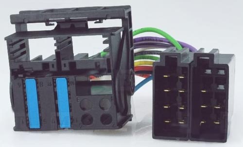 Adaptador para autorádio BMW 2001-> -» ISO macho (imagem para) Adaptador para autorádio BMW 2001-> -» ISO macho