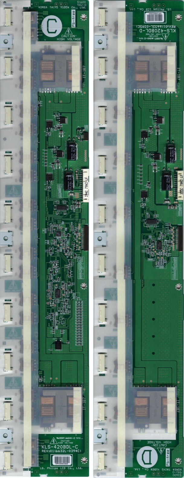 (imagem para) KIT 2 Placas Master/Slave para LCD IVB65321 - LG-PHILIPS 6632L-0