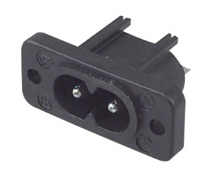 Ficha Painel tipo 8 - 2,5A 250V (imagem para) Ficha Painel tipo 8 - 2,5A 250V