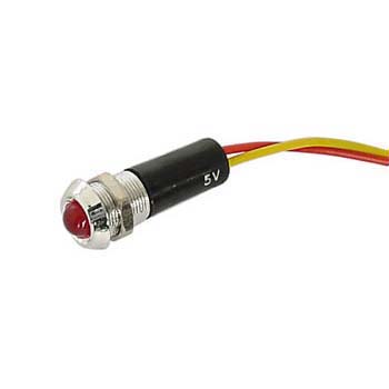 LED PILOTO 12V AMARELO CAIXA CROMADA VELLEMAN (imagem para) LED PILOTO 12V AMARELO CAIXA CROMADA VELLEMAN