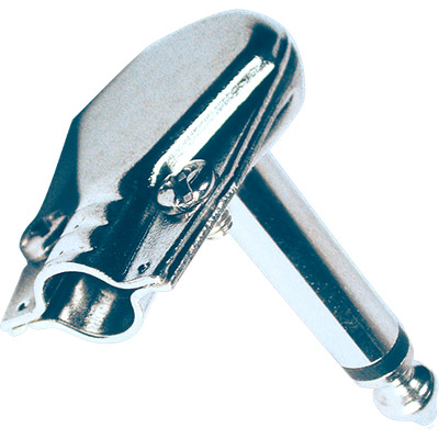 Ficha 6,5 Mono Macho Metalica Curva (imagem para) Ficha 6,5 Mono Macho Metalica Curva