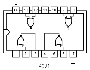 IC C-MOS 4001