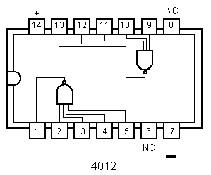 IC C-MOS 4012