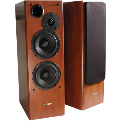 Par Colunas Activas 3 Vias-2x20w RMS (imagem para) Par Colunas Activas 3 Vias-2x20w RMS