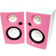 Par Colunas Activas 2 Vias-2x5w - Rosa (95x120x150) (imagem para) Par Colunas Activas 2 Vias-2x5w - Rosa (95x120x150)