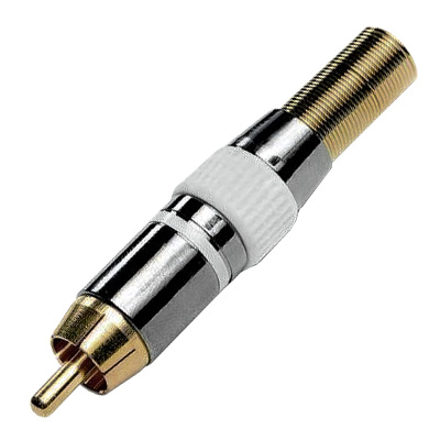 Ficha RCA Macho Dourado HQ - Branca (imagem para) Ficha RCA Macho Dourado HQ - Branca