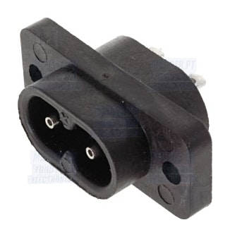 Ficha Painel tipo 8 - 2,5A 250V (imagem para) Ficha Painel tipo 8 - 2,5A 250V