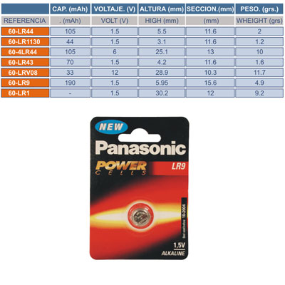 Pilha 1,5V LR1 Alcalina