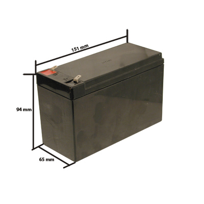 Bateria 12V 9A (151X65X94) (imagem para) Bateria 12V 9A (151X65X94)