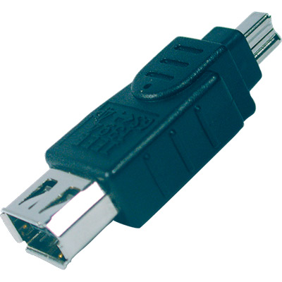 Ficha Firewire 6P Fêmea / 4P Macho (imagem para) Ficha Firewire 6P Fêmea / 4P Macho