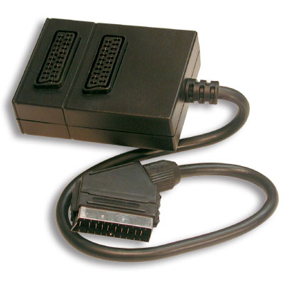Cabo Scart Macho - 2xScart Femea. (61-0301G) (imagem para) Cabo Scart Macho - 2xScart Femea. (61-0301G)