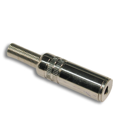 Ficha 3,5 Stereo Fêmea Metalica (imagem para) Ficha 3,5 Stereo Fêmea Metalica