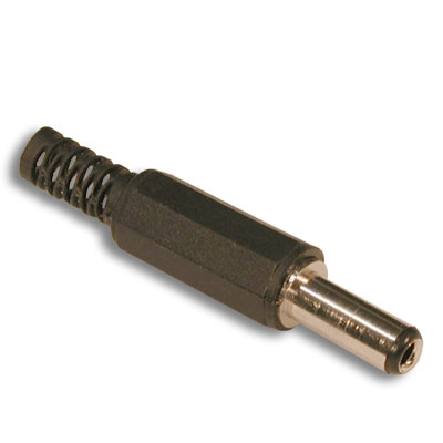 Ficha Alimentação DC Diam. 2,5mm Longa (imagem para) Ficha Alimentação DC Diam. 2,5mm Longa