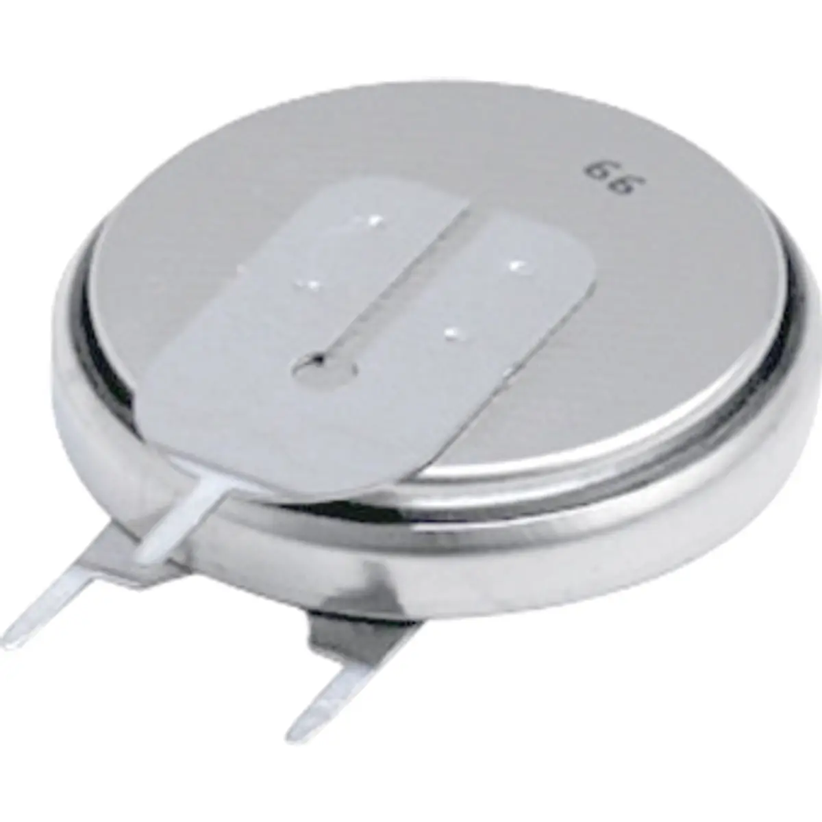 Pilha de lítio CR2450 3.0V 560mAh c/ 3 pinos - vertical (imagem para) Pilha de lítio CR2450 3.0V 560mAh c/ 3 pinos - vertical