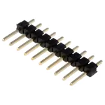 Barra de 10 pinos (1x10) macho 2.54mm para PCB (imagem para) Barra de 10 pinos (1x10) macho 2.54mm para PCB
