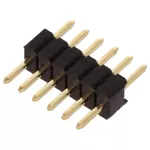 Barra de 6 pinos (1x6) macho 1.27mm para PCB (imagem para) Barra de 6 pinos (1x6) macho 1.27mm para PCB