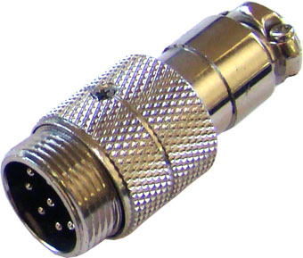Ficha Micro 8 Pinos Macho - Extensão (imagem para) Ficha Micro 8 Pinos Macho - Extensão