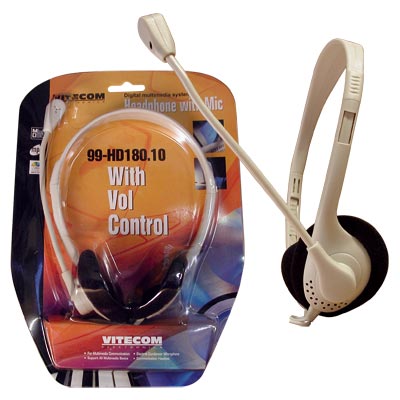 Auscultadores com Microfone p/ Computador