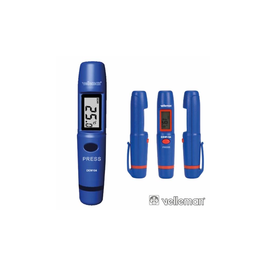 Termómetro De Bolso C/ Infravermelhos -50°c~+260°c VELLEMAN (imagem para) Termómetro De Bolso C/ Infravermelhos -50°c~+260°c VELLEMAN