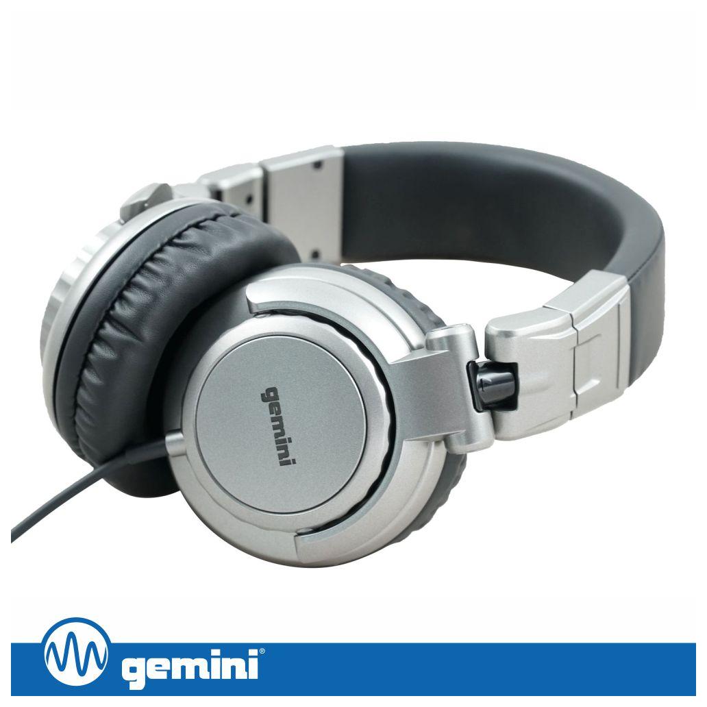 Auscultadores DJ PRO Cinzento GEMINI (imagem para) Auscultadores DJ PRO Cinzento GEMINI