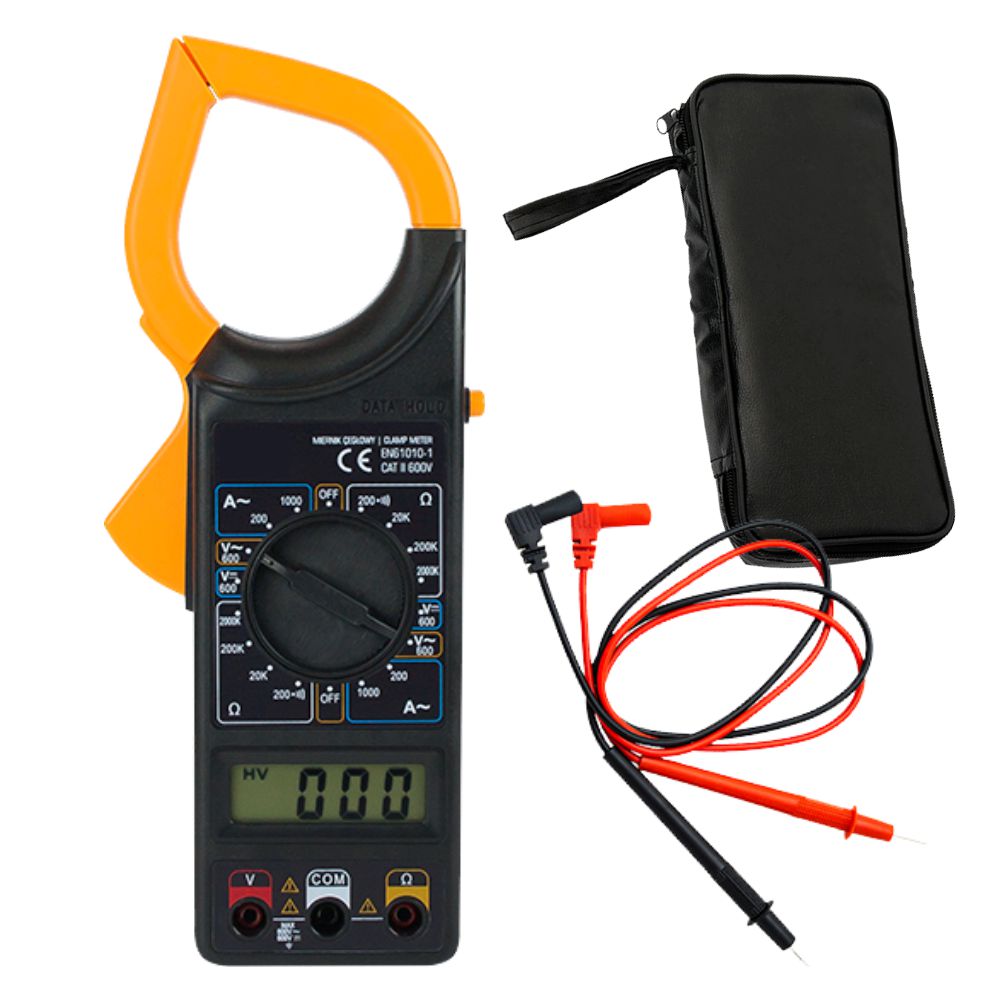 PINÇA AMPERIMÉTRICA DIGITAL AC 600V (imagem para) PINÇA AMPERIMÉTRICA DIGITAL AC 600V