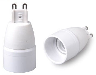 SUPORTE ADAPTADOR LAMPADA G9 -> E14 (imagem para) SUPORTE ADAPTADOR LAMPADA G9 -> E14