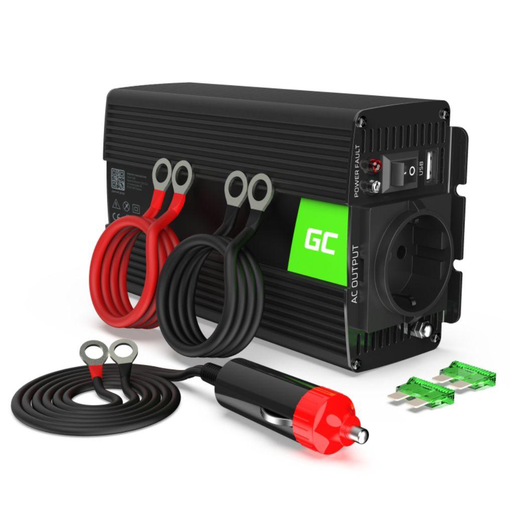 Conversor 24V-230V 300W Onda Pura GREEN CELL (imagem para) Conversor 24V-230V 300W Onda Pura GREEN CELL