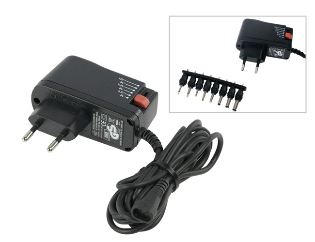 Alimentador Electrónico 3-12V DC 1,5A - Estabilizado (imagem para) Alimentador Electrónico 3-12V DC 1,5A - Estabilizado