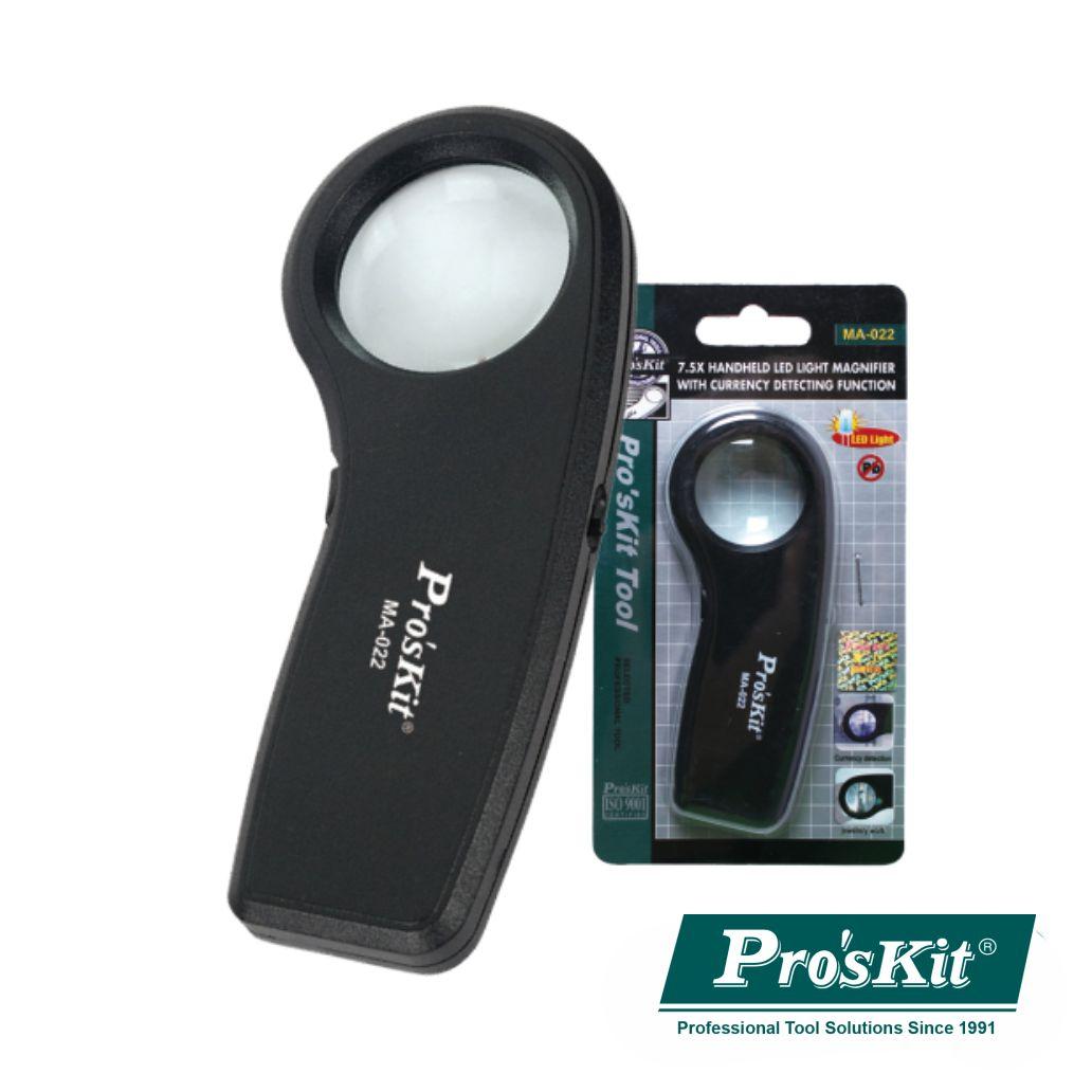 Lupa C/ Iluminação 1 LED 1 LED UV PROSKIT (imagem para) Lupa C/ Iluminação 1 LED 1 LED UV PROSKIT