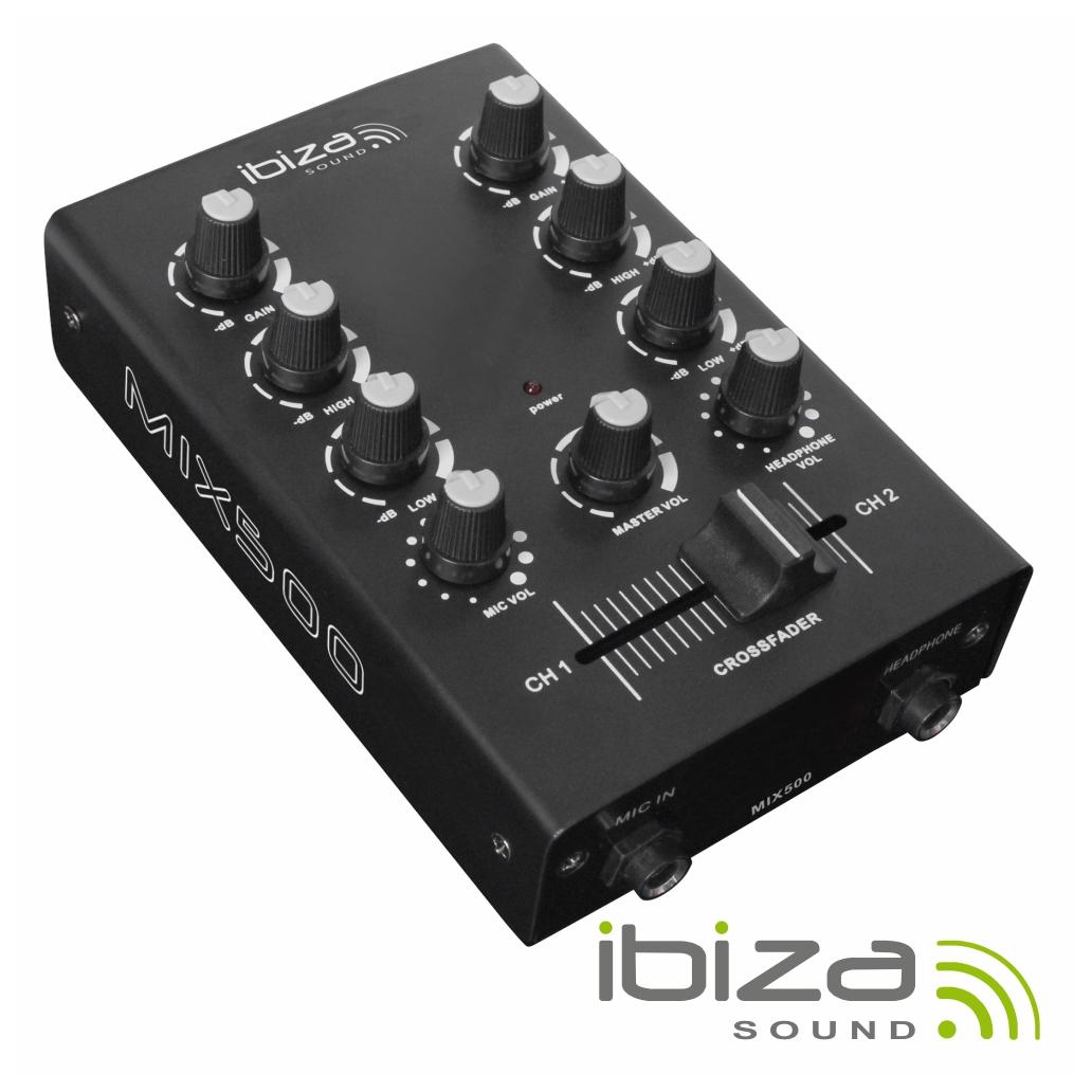 Mesa De Mistura 2 Canais Rec IBIZA (imagem para) Mesa De Mistura 2 Canais Rec IBIZA