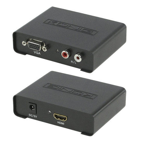 Conversor VGA para HDMI (imagem para) Conversor VGA para HDMI