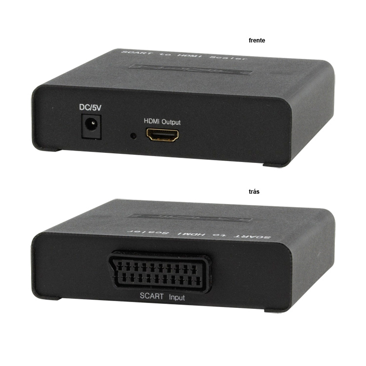Conversor SCART para HDMI - upscale 720p (imagem para) Conversor SCART para HDMI - upscale 720p