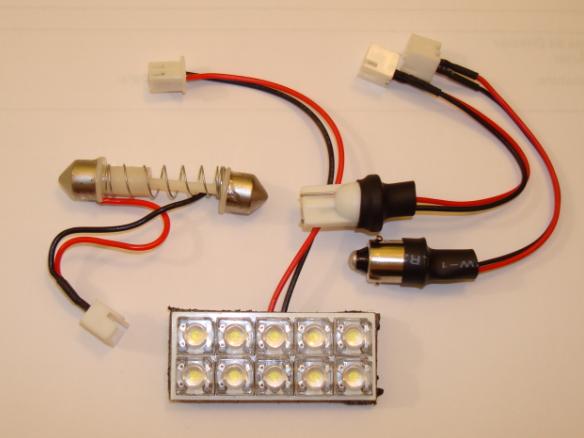 Placa de 10 leds para interior - Cor Branco