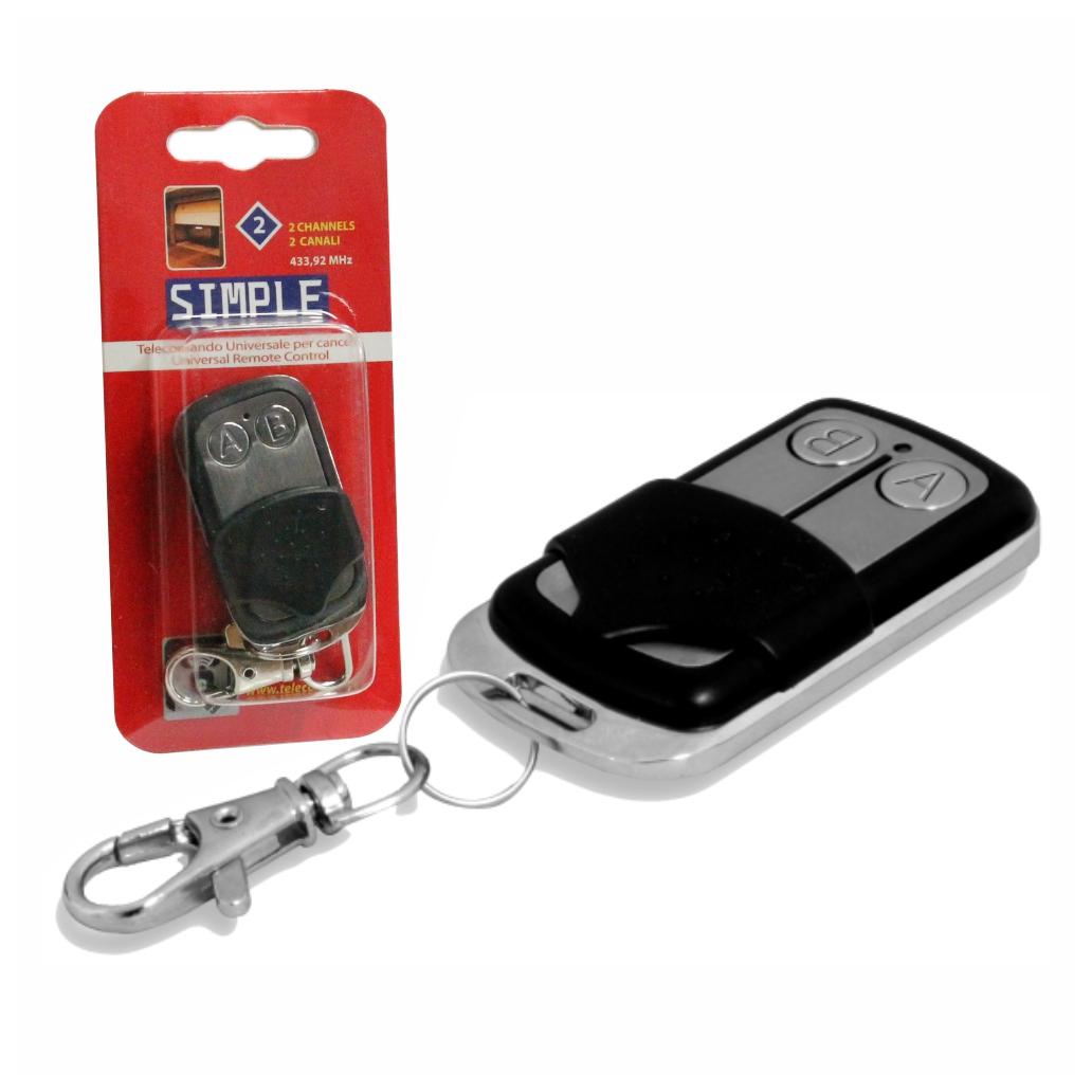 Comando Garagem Universal 2 Canais 433mhz (imagem para) Comando Garagem Universal 2 Canais 433mhz