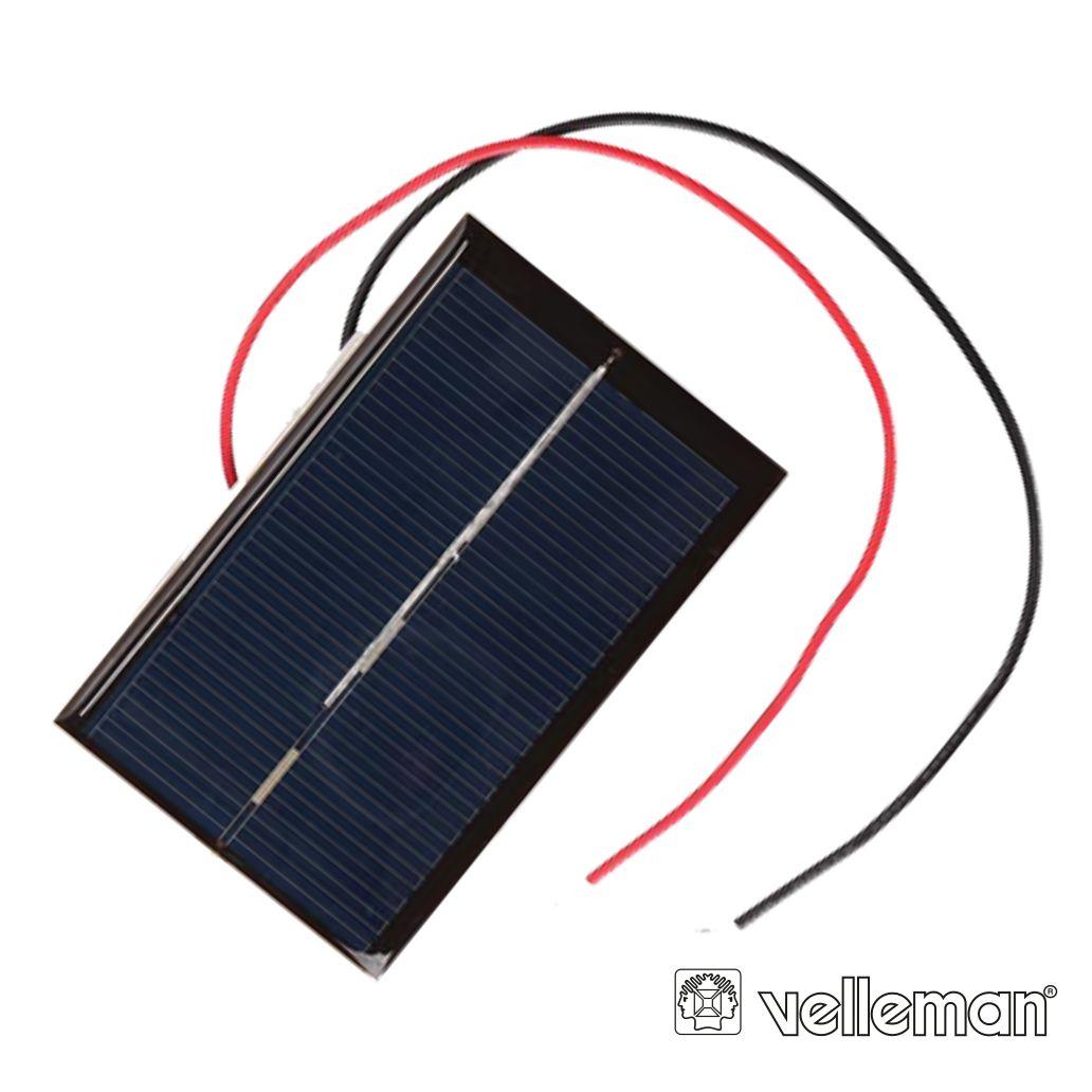 Painel Fotovoltaico 2V 200mA Policristalino VELLEMAN (imagem para) Painel Fotovoltaico 2V 200mA Policristalino VELLEMAN
