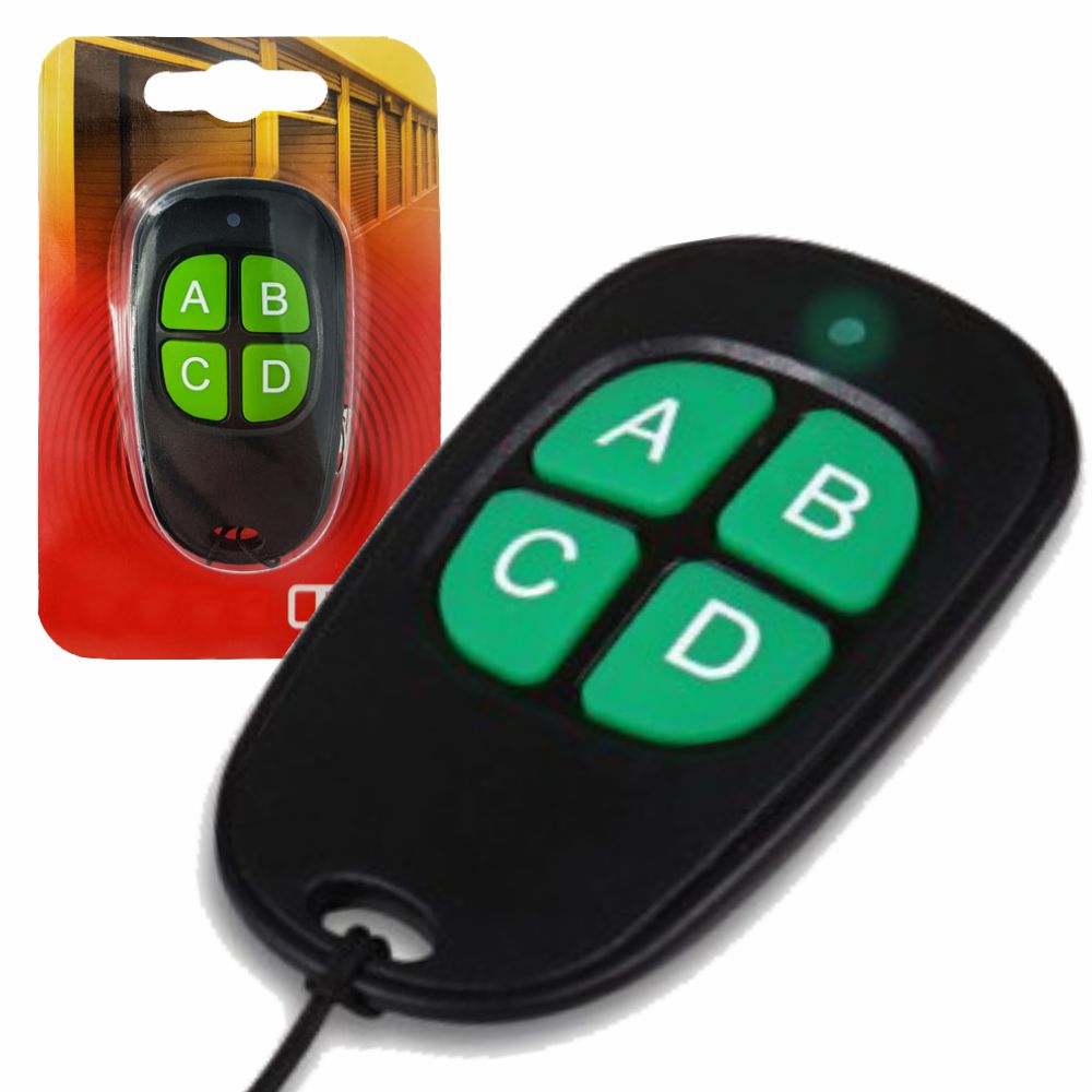 COMANDO GARAGEM UNIVERSAL 4 CANAIS 433MHZ (imagem para) COMANDO GARAGEM UNIVERSAL 4 CANAIS 433MHZ