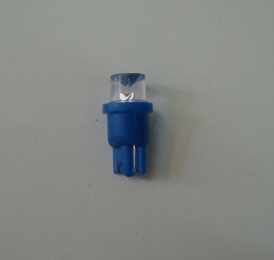 L�mpada T10 - 1 Led Azul para m�nimos ou interior