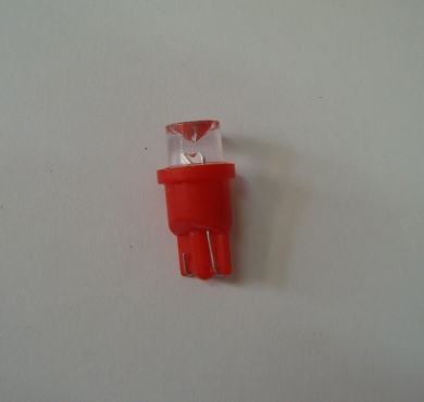 L�mpada T10 - 1 Led Vermelho para m�nimos ou interior