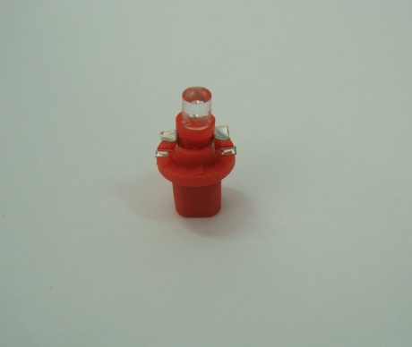 L�mpada T5 Base - 1 Led Vermelho para manometros, tablier