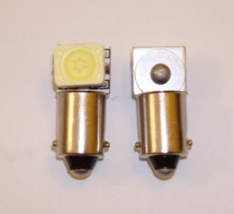 L�mpada BA9S - 1 Led com Casquilho direcionavel