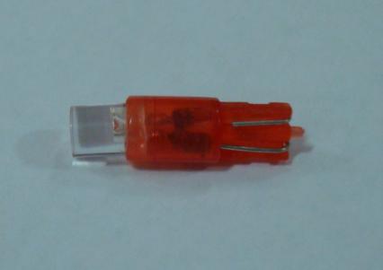 L�mpada T5 - 1 Led Vermelho para interiores, manometros, tablier
